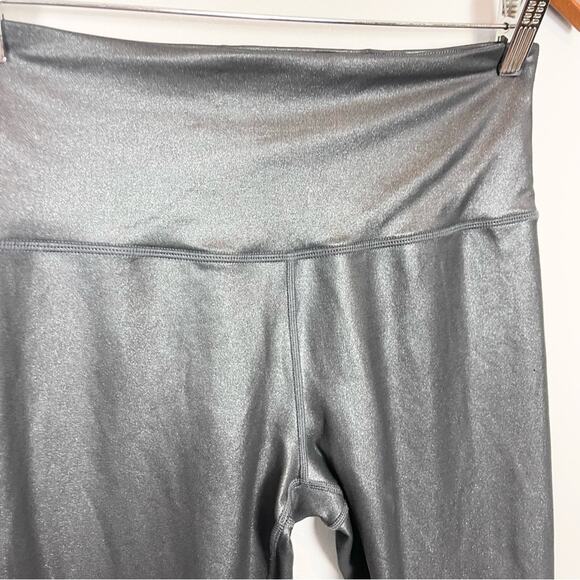Athleta Elation Ultra High Rise Tight Athletic Leggings Woman size S Metalic - Picture 2 of 7